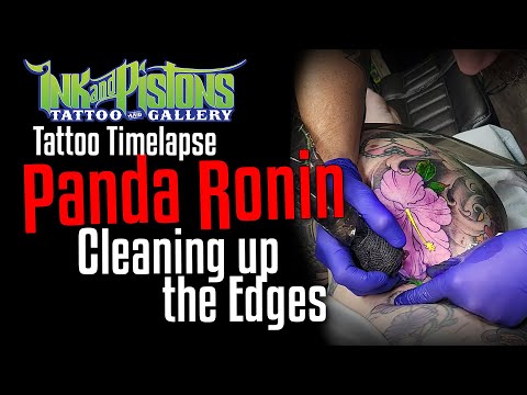 Panda Ronin: Refreshing old Tattoos and Blending Old to the new
