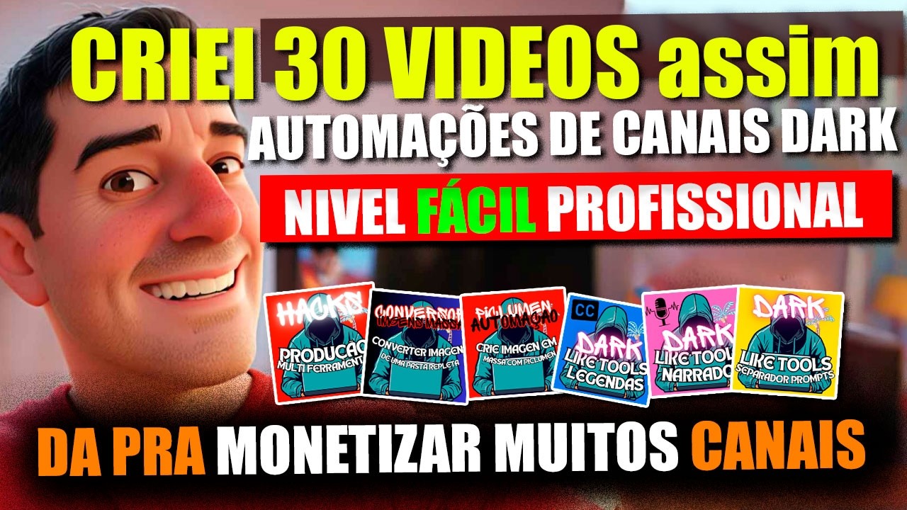 COM ESSAS automações VAI HEIN! como UM Canal de 71 Mil inscritos FATURA R$25 mil TODO Mês