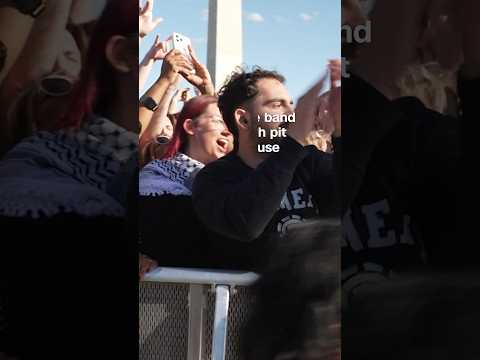 Hardcore band fans form mosh pit near White House