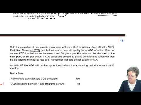 Capital Allowances (part 1) - ACCA Taxation (FA 2022) TX-UK lectures
