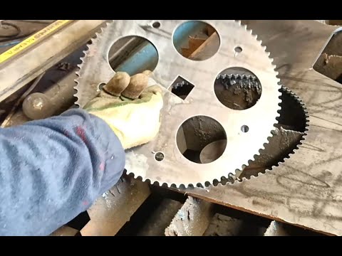 How To Draw And Cut Homemade Sprockets On The Extreme CNC Plasma Cutter