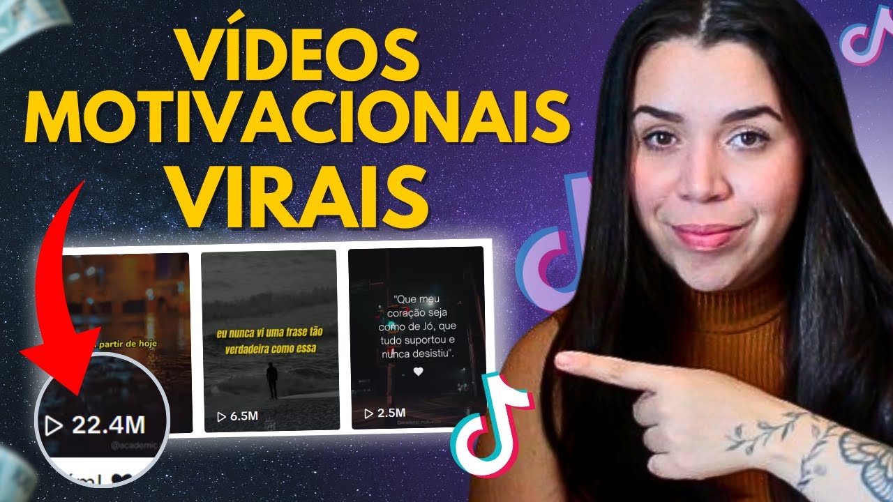 Como CRIAR VÍDEOS MOTIVACIONAIS e fazer MILHÕES de Visualizações no TIKTOK, SHORTS e REELS!