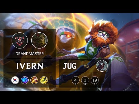Ivern Jungle vs Kayn - KR Grandmaster Patch 9.21