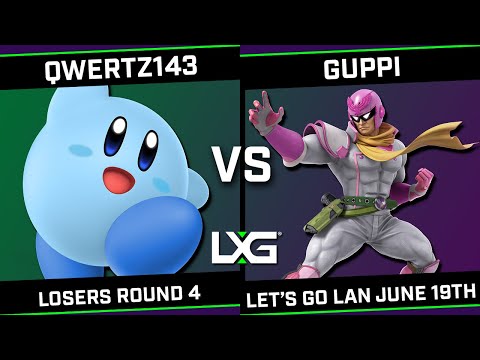 qwertz143 (Kirby) vs Guppi (Captain Falcon) - LXG Let's Go LAN June 19th