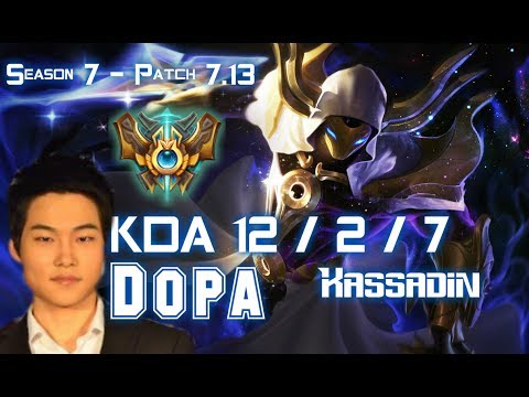 Dopa KASSADIN vs CORKI Mid - Patch 7.13 KR Ranked