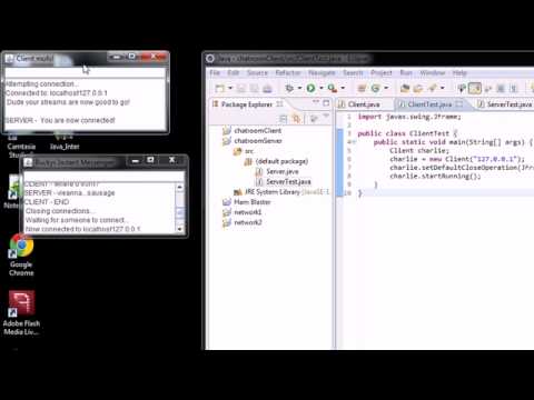 Intermediate Java Tutorial - 59 - Running Buckys Instant Messenger!