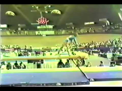 3rd T GDR Gabriele Fahnrich BB   1985 World Gymnastics Championships 9 700