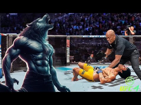 Bruce Lee vs. Werewolf - EA Sports UFC 4 - Epic Fight 🔥🐲
