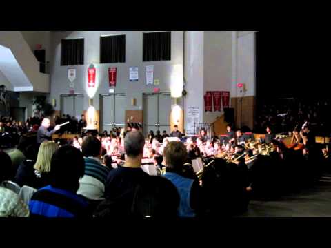 Mary Ward C.S.S Christmas Concert 2011 - Intermediate Band  (Engines of Resistance by Larry Clark )