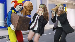 Halloween Crazy Clown Prank in Japan