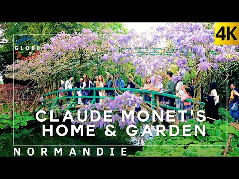 🇫🇷GIVERNY in Spring🌷Maison +Jardins de Claude Monet 🎨 4K Stunning flowers peak season Walk tour