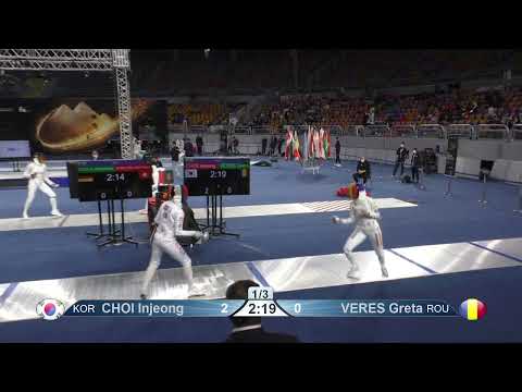 2022 95 T32 16 F E Individual Cairo EGY GP 8 VERES ROU vs CHOI KOR