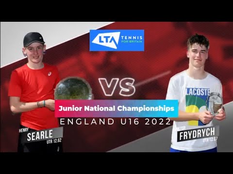 English 16U Junior National Championships Henry Searle (UTR 12.62) vs Viktor Frydrych (UTR 12.06) |