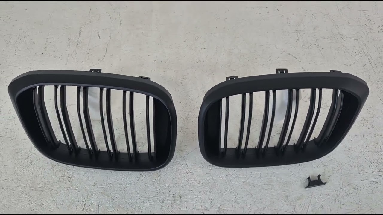 BMW X3 G01 2018- Nieren M-Look (2018-2021, Schwarz Matt) Video 1