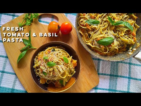 Therapeutic Cooking | Fresh Tomato and Basil Pasta Recipe | Better than store bought tomato sauce