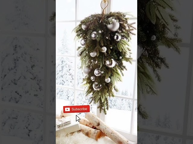 Vídeo relacionado con Furniture select-Upside-down- Árbol de Navidad artificial con soporte, color verde, 150 cm