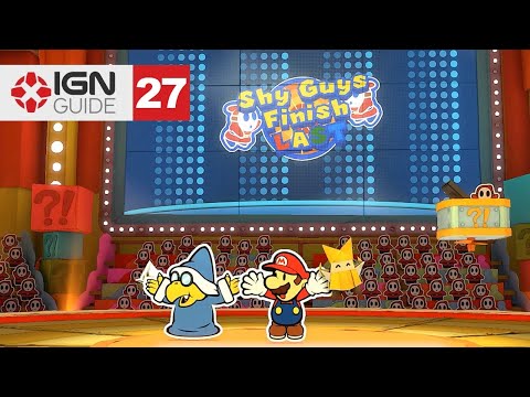 Paper Mario: The Origami King Walkthrough - Spring of Rainbows and Origami Soldiers [Part 27]