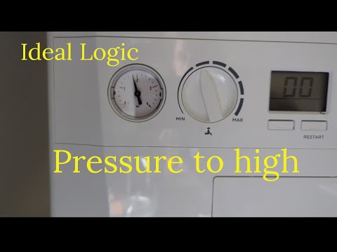 How to lower the pressure on an Ideal combi boiler