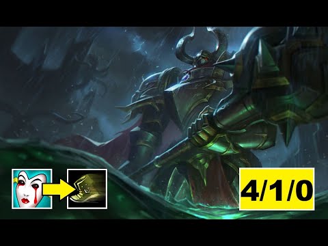 League of Legends: Mordekaiser top vs Sett. S10 Patch 10.21. K/D/A: 4/1/0.