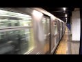 R42 4657 Northbound V Train Leaves Broadway Lafayette Street