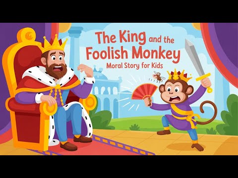 The King and the Foolish Monkey | Moral Stories for Kids | English Cartoon📖
