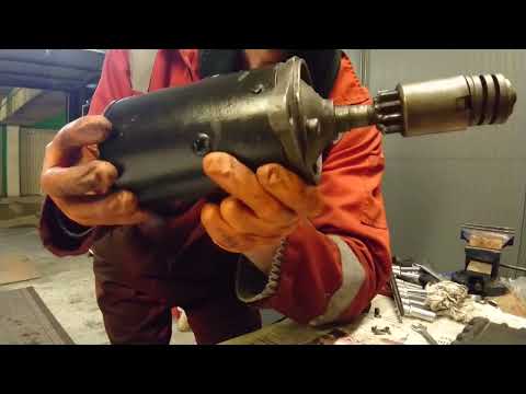 Triumph Spitfire starter motor dismantling - shortened vid