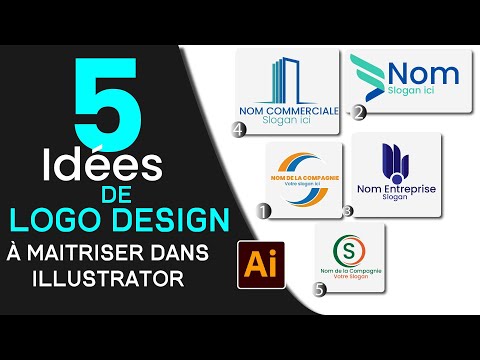 Tuto détaillé comment créer un logo pas à pas sur Illustrator pour débutant