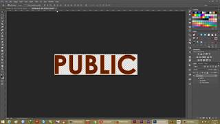 How to edit Rasterized text in Photoshop