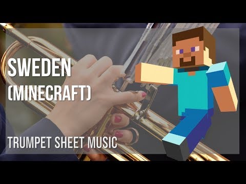 EasyMusicLesson - Trumpet Sheet Music: How to play Sweden (Minecraft) by C418