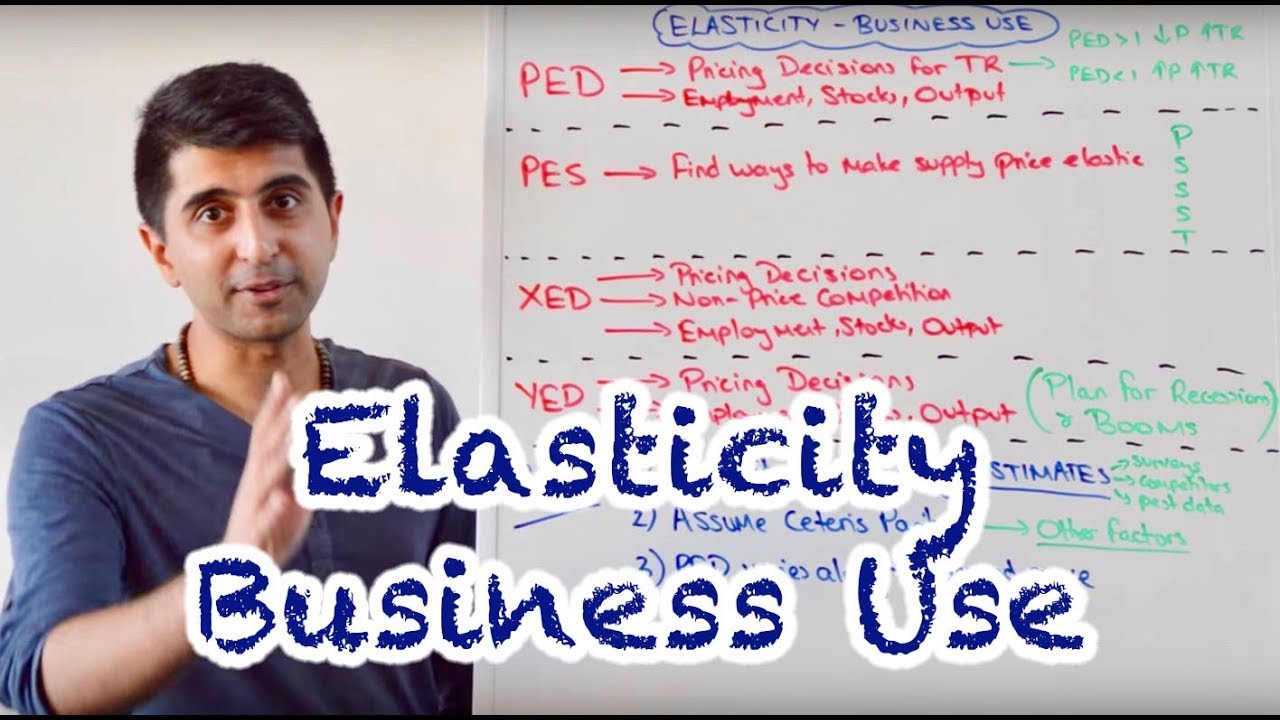 Y1 15) Elasticity -  Business Use and Limitations