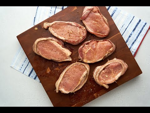 Beeler's Bacon-Wrapped Pork Chops