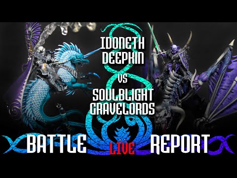 [NEW AoS 4th] Soulblight Gravelords vs Idoneth Deepkin | 2000 Point LIVE Battle Report!