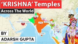 Famous temples of Lord Krishna in India and around the World - Facts about the birth of Lord Krishna