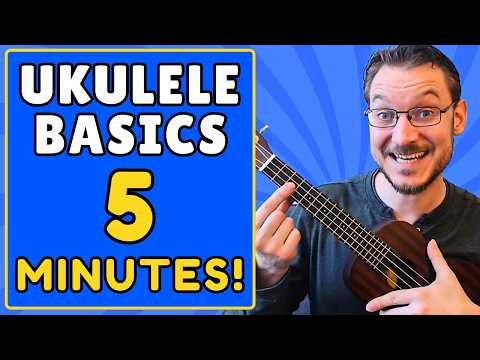 How to Play Ukulele for Beginners! 5 Minute Complete Lesson