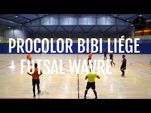 Full Time PROCOLOR BIBI LIÉGE 6 - 3 FUTSAL WAVRE