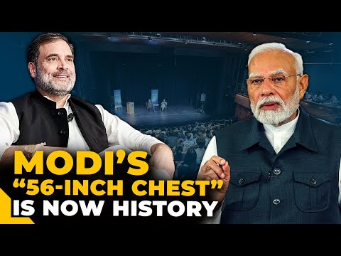 Rahul Gandhi claims, idea of PM Modi’s “56 inch chest” has become history, BJP reacts