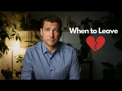How do you know when it's time to walk away...
