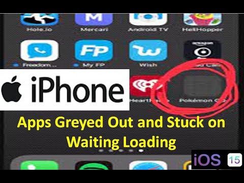 iPhone Apps Greyed Out and Stuck on Waiting Loading in iOS 14.7 || iOS 15