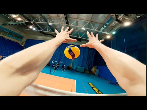 Волейбол Volleyball first person | Setter — Highlights | Youth Team VC Fakel (POV)