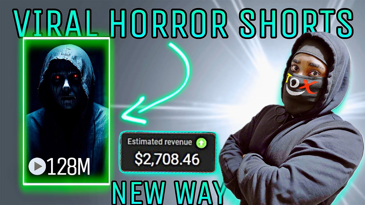 How I made A faceless SCARY STORY Youtube Shorts Channel Videos using Only AI TOOLS (HORROR STORY💀)