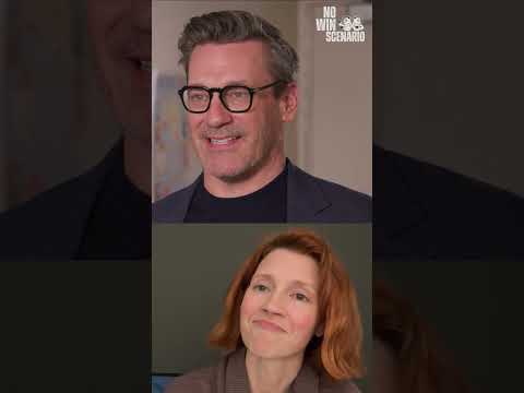 Jon Hamm on Working With Julie McNiven #shorts