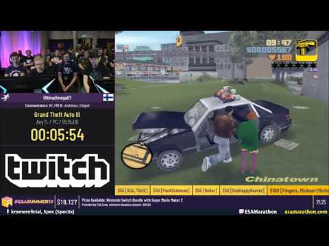 Grand Theft Auto III (Any%) por UltimaOmega07 - ESA Summer 2019