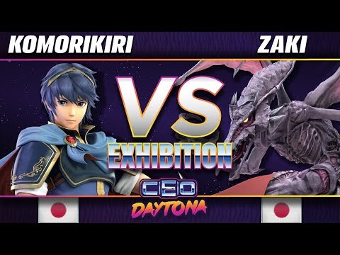 Komorikiri (Marth/Ike) vs. Zaki (Ridley/DK) - SSBU Demo - CEO 2018