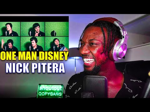 SINGER FIRST TIME REACTION - "One Man Disney Movie" Nick Pitera - Disney Medley