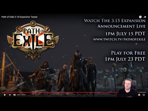 PoE 3.15 Expansion Teaser Trailer Reaction (Path of Exile)