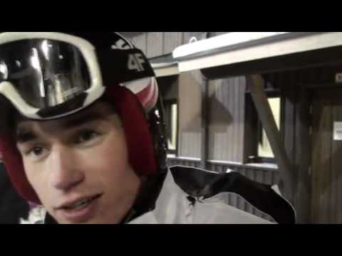 27.11.2010 - Kamil Stoch po kwalifikacjach w Kuusamo