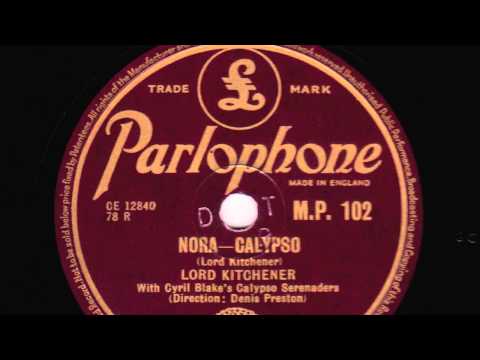 Nora [10 inch] - Lord Kitchener with Cyril Blake's Calypso Serenaders