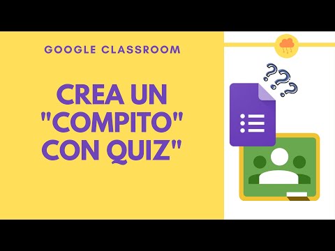 Creare un quiz