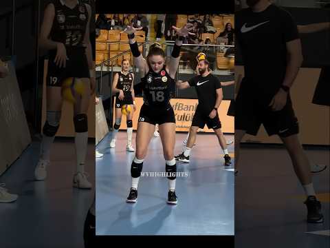 Zehra Gunes Pre-game Warm Up 🔥 - Turkish Women Volleyball Star