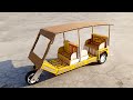 How To Make Tuk Tuk Rickshaw At Home Tuk Tuk Auto Rickshaw Kaise Banate Hain Matchbox Tuk Tuk